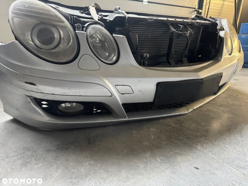 PRZÓD KOMPLETNY ZDERZAK PAS REFLEKTOR MERCEDES W211 LIFT FL - 5