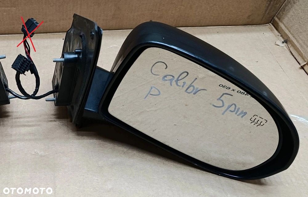 Caliber lusterko PRAWE Europa 5 PIN Dodge - 2