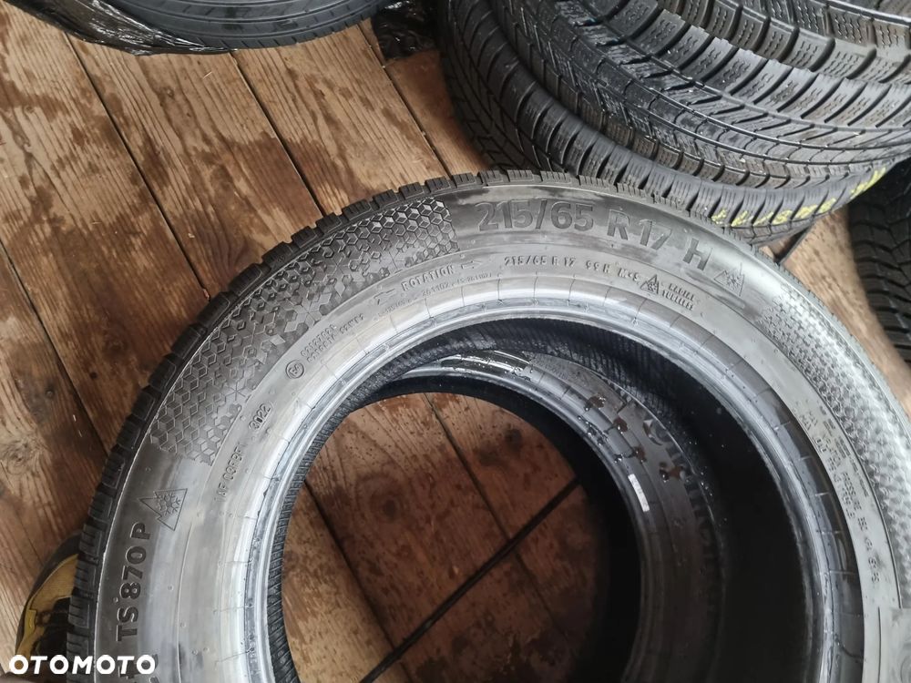Opony CONTINENTAL WINTER CONTACT TS 870P 215/65R17 99V 2022r,7,5/6,5 super - 9