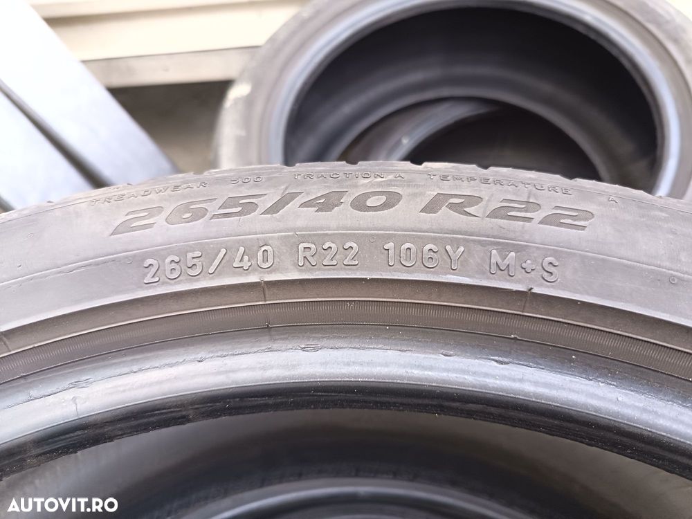 Anvelope 4sezoane MS 265 35 22 pirelli 5mm 2020 și 2021 - 6