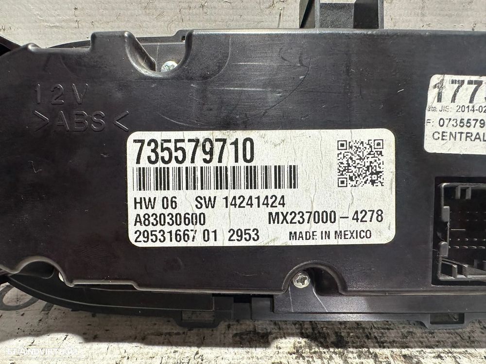 .Modulo Controlo Climatronic Sofagem Digital Ar Condicionado AC Original Fiat 500L 735579710 2012 - 2022 - 8