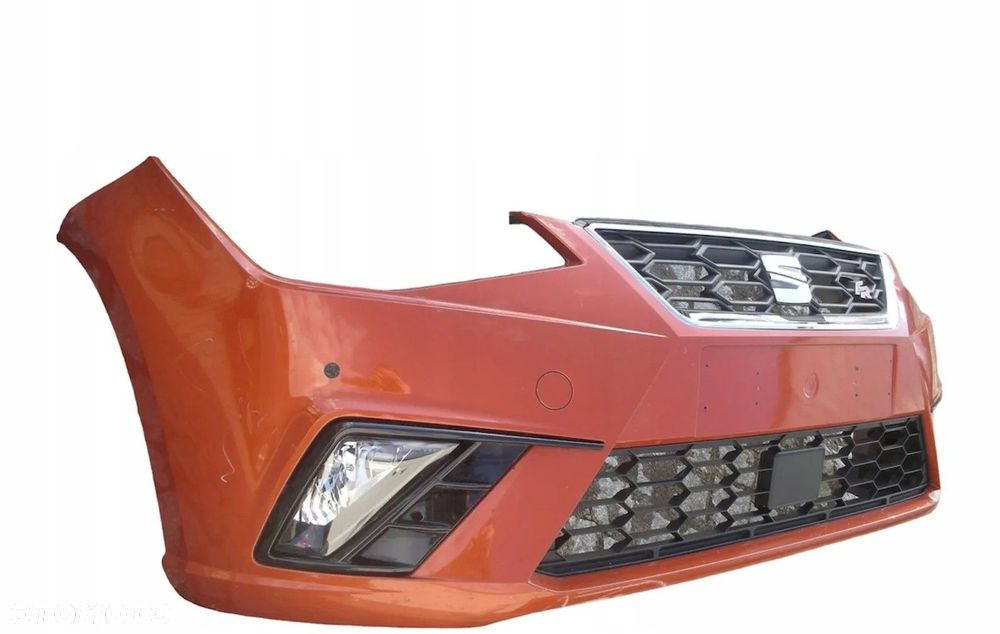 SEAT IBIZA 6F0 ZDERZAK 2017- PRZEDNI FR GRILL HALOGENY - 3
