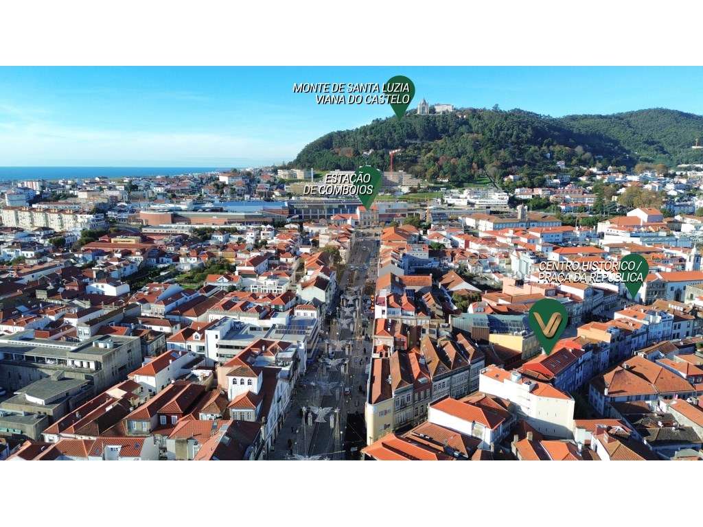 Apartamento T2 Duplex no Centro Histórico - Viana do Castelo - Grande imagem: 4/21