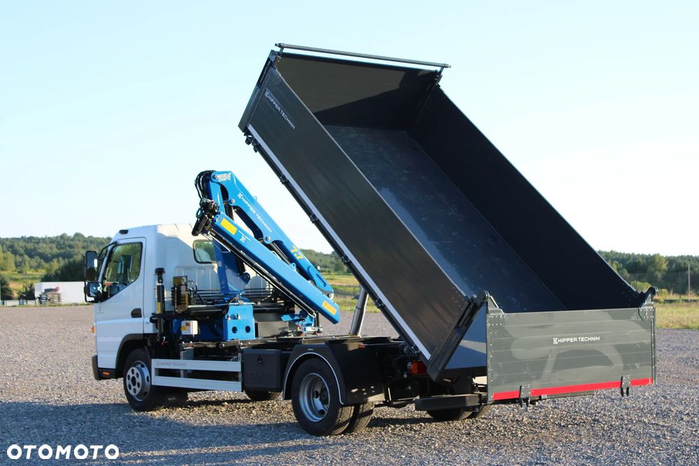 Mitsubishi FUSO Canter 9C18 Nowy 3-stronny Wywrot Kiper Wywrotka Nowy żuraw HDS DN 7.7 S2 Ładowność 4000 kg - 14