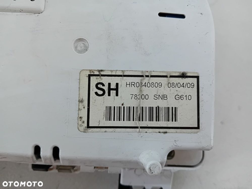 LICZNIK HONDA CIVIC VIII HR0340809 1.8 16V - 9