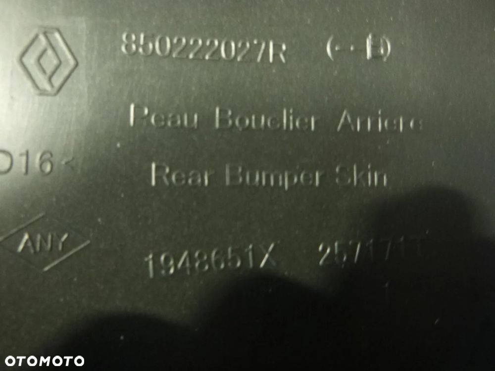 dacia duster ii 2 zderzak tył nowy oryginał tylny - 2