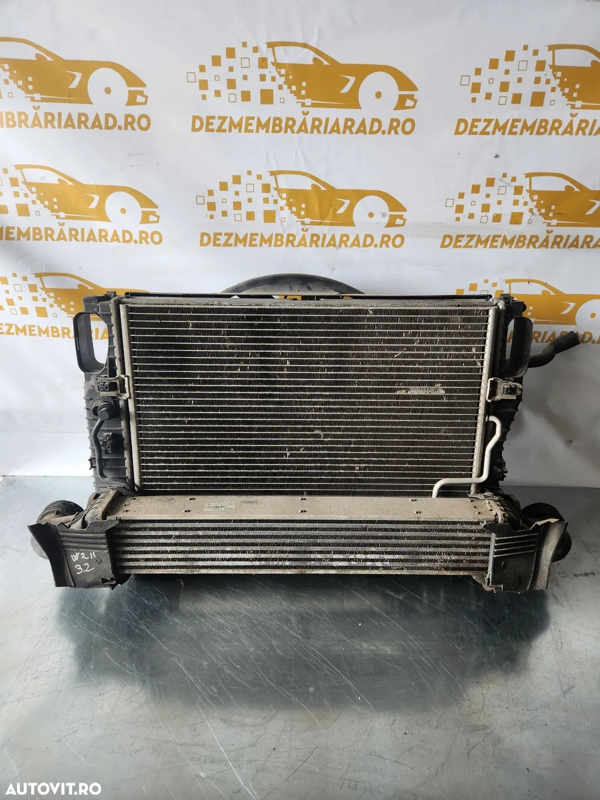 Grup Radiatoare Radiator Apa Clima Intercooler Termocupla Mercedes E Class W211 3.0 Cdi - 1