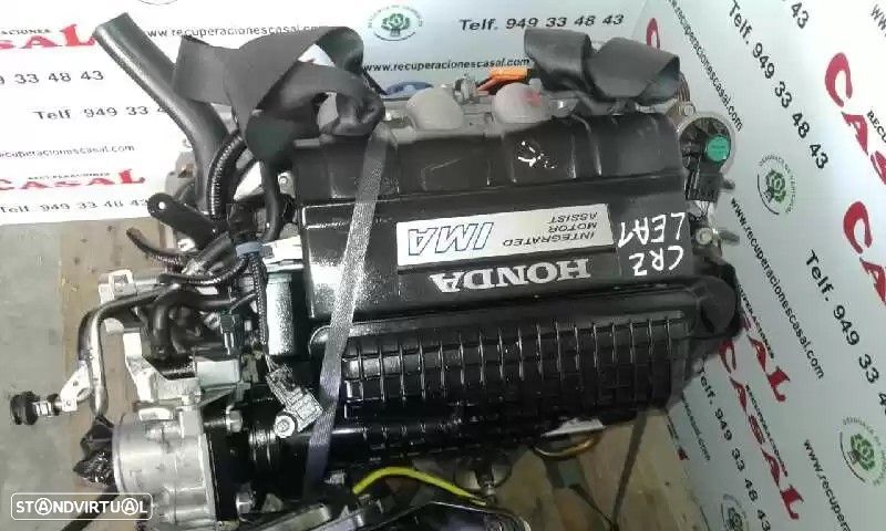 MOTOR COMPLETO HONDA CR-Z 2010 -LEA1 - 6