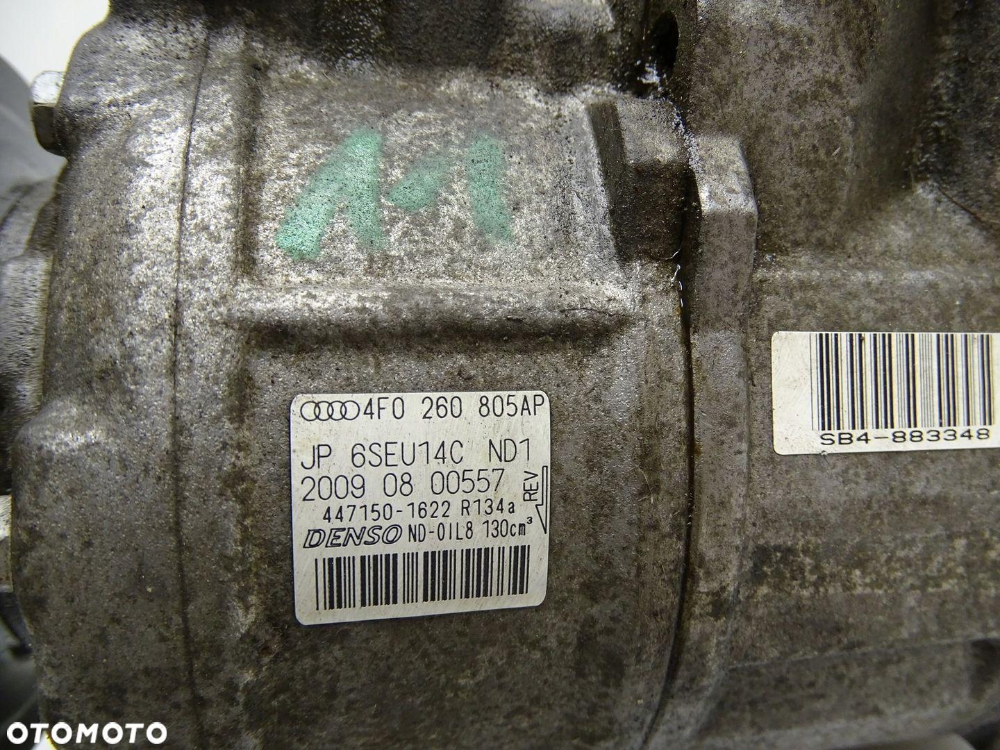 SPRĘŻARKA KLIMATYZACJI AUDI A6 C6 SEAT EXEO A4 B7 2.0 TDI 4F0260805AP - 4