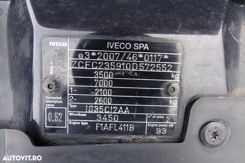 Iveco DAILY 35-130 / BASCULATOR SPATE / DUBLU / MANUAL / IMPORTAT - 39