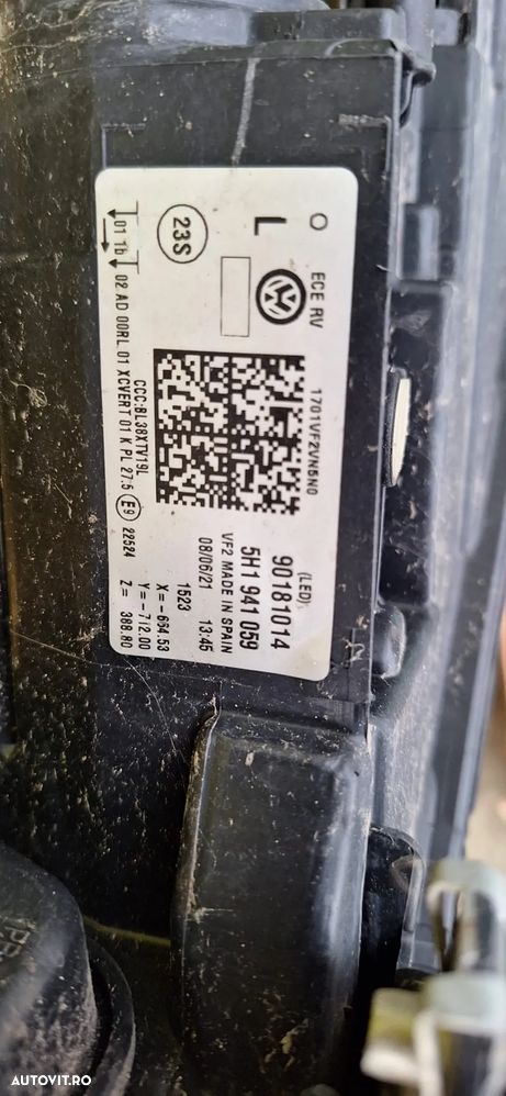 Far stanga Volkswagen Golf 8 LED iq.light - 6