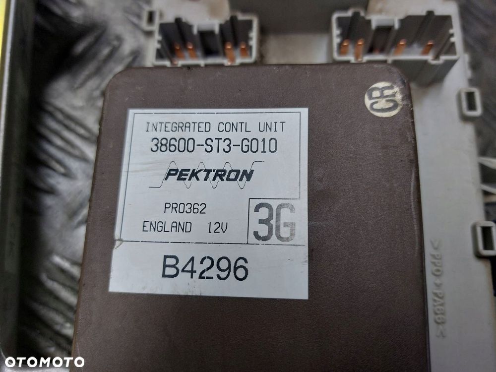 ZESTAW STARTOWY STEROWNIK KOMPUTER ECU HONDA CIVIC VI 1.4 16V 37820-P1J-E11 - 7