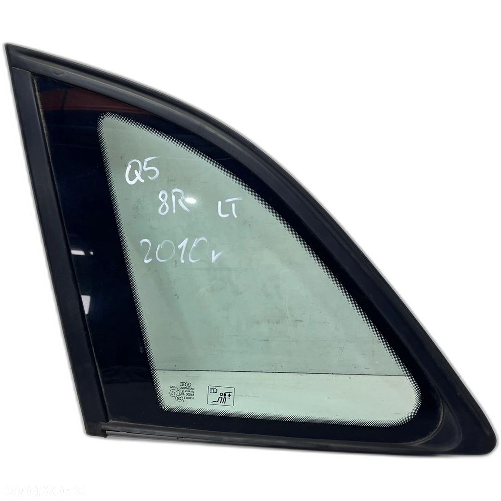 SZYBA KAROSERYJNA CHROM LEWY TYŁ AUDI Q5 8R 8R0845299 2010R - 1