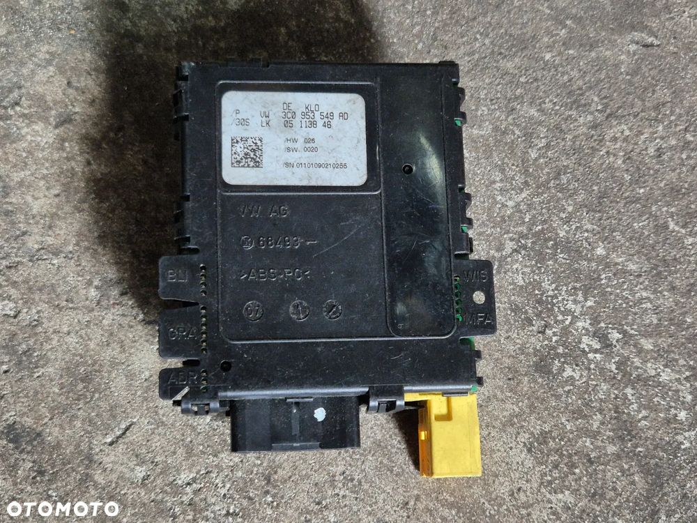 VW PASSAT B6 Moduł Czujnik Kąta Skrętu 3C0953549AD WYSYŁKA !!!