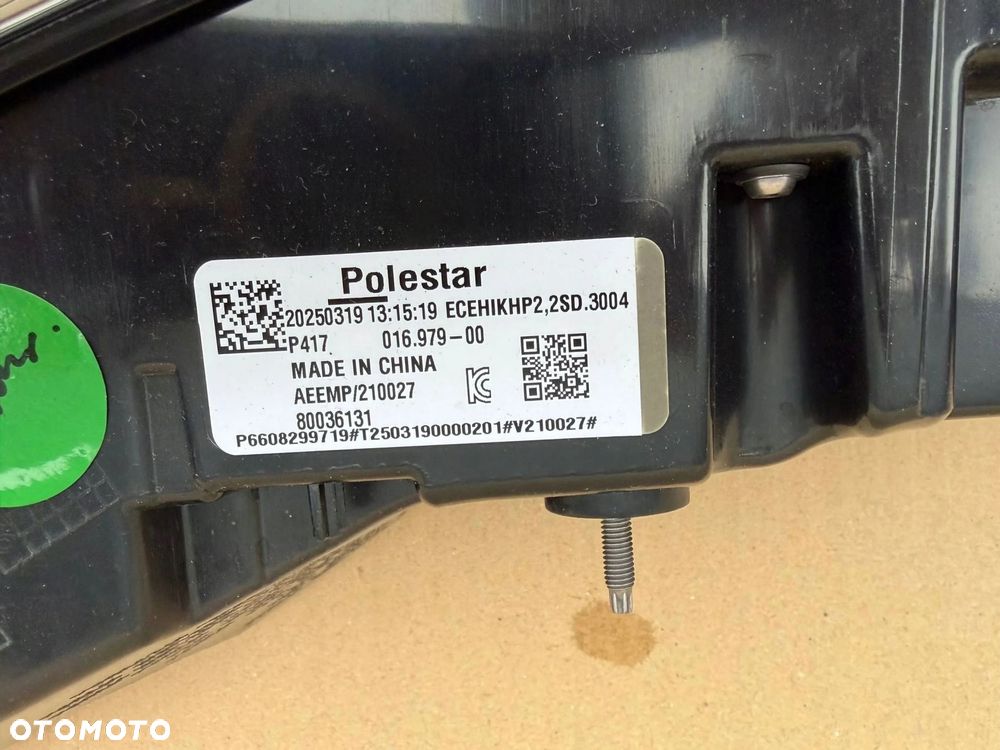 Lampa tylna Tył W KLAPE Polestar 4 80036131 ORYGINAŁ BEZ USZKODZEŃ - 12