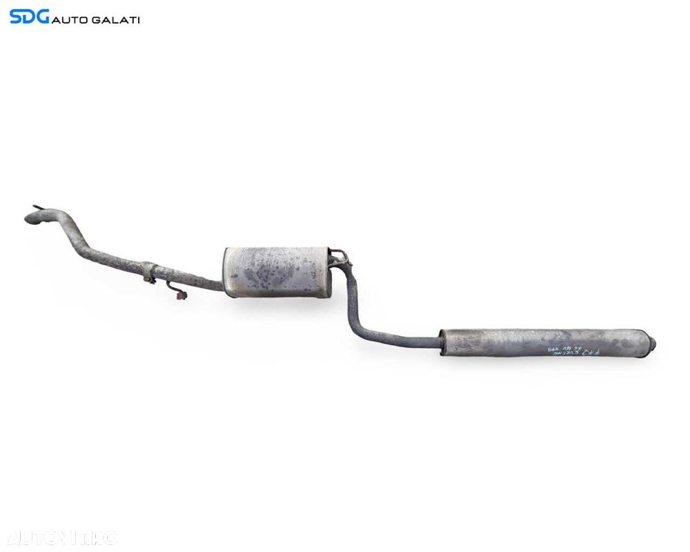 Ansamblu Complet Evacuare Toba Tobe Teava Esapament Intermediara Finala Ford Focus 2 Hatchback Scurt 1.6 16V 2004 - 2010 [LC3429] - 1
