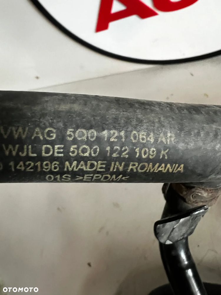 PRZEWÓD MAGISTRALA WODY SKODA OCTAVIA AUDI VW 5Q0121019B 5Q0122051AL 5Q0121242B 5Q0121064AR 04L121064G 5G0965567 - 5