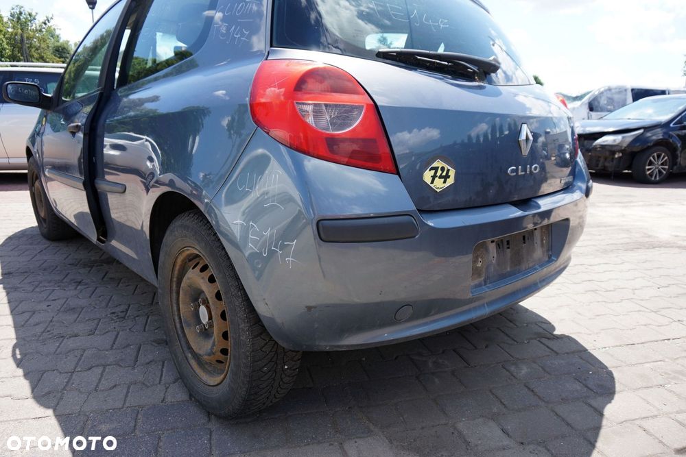 ZDERZAK TYLNY CLIO III PH1 3D HB TEJ47  SZARY RENAULT 2005-2009 - 2