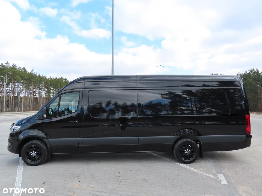 Mercedes-Benz Sprinter 319 CDI 190 KM 9G-Tronic Automat Model 907 AMG Panamericana GT AMG Furgon Blaszak Ekstra Długi LONG MAXI + 4800 mm Zawieszenie Tylne Pneumatyczne Adaptacyjne WZMACNIANY Rozstaw Osi 4325 mm Ładowność 941 Kg HAK 2800 Kg FULL Opcja Wyposażenia Stan Auta Nowy Jak Z Salonu OKAZJA DOSTEPNY I GOTOWY - 6