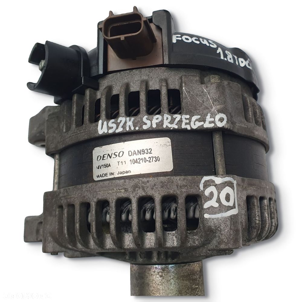 ALTERNATOR Ford Focus II 1.8 TDCI 104210 2710 DAN932 - 2