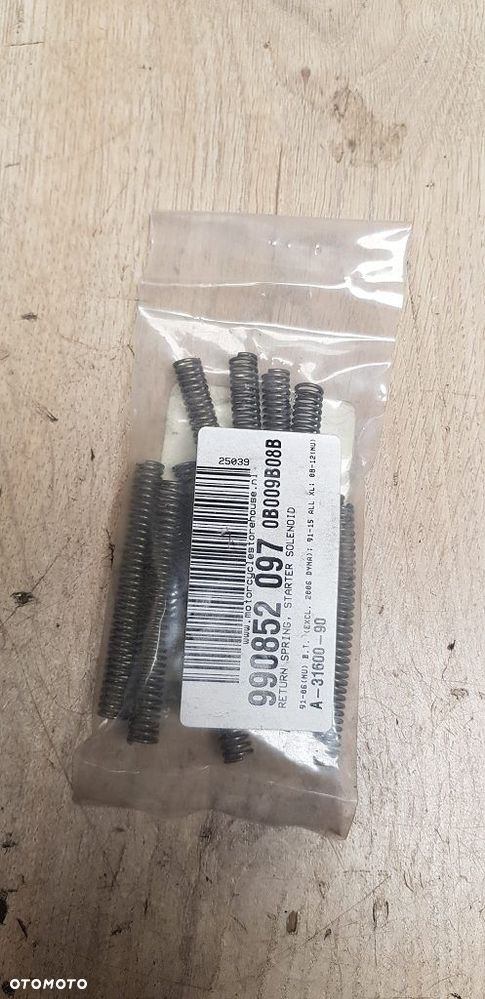 Zestaw sprężyna elektromagnesu MCS 990852 Harley Davidson 31600-90 - 3