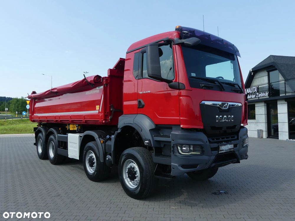 MAN TGS 41.470 / 8x8 / WYWROTKA MEILLER 3-STR HYDROBURTA / MANUAL / - 21