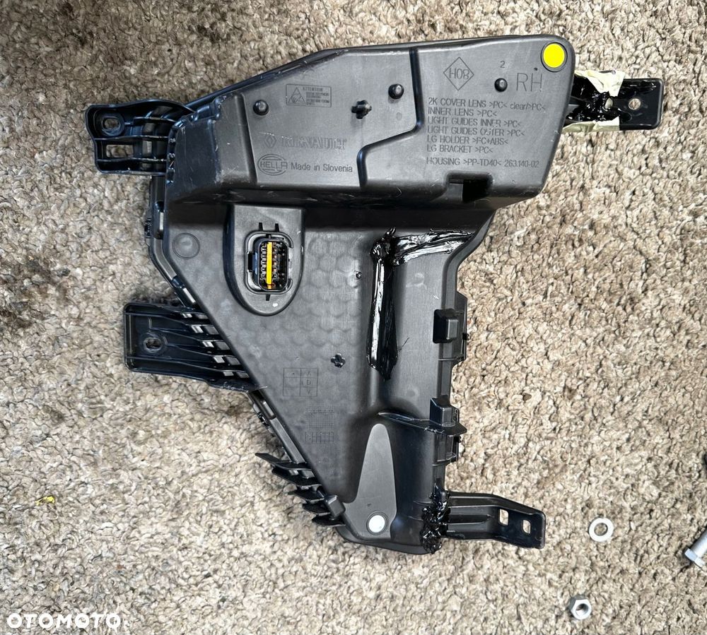 lampa prawa do jazdy dziennej led 266009347r renault captur ii lift - 9