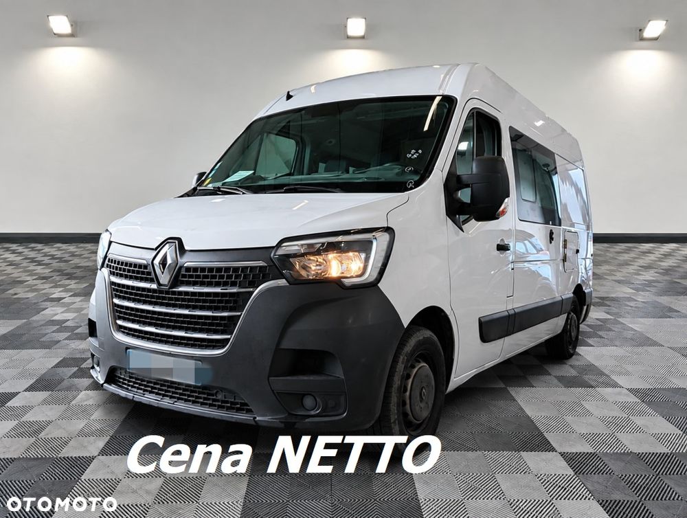 Renault Master L2H2 Doka 7 Osób * Auto Kupione w ASO Renault * Gwarancja  * Wzmocniony DMC 3.5t  *  2,3 135Km * Bardzo oszczędny i dynamiczny silnik * 6-cio Stopniowa Skrzynia Biegów * System Extended Grip *  Lusterko Wide View * Kamera cofania * Parktronik * Minibar * Klimatyzacja* Tempomat * GPS * MP3 * Bluetooth * USB * Hak Holowniczy * - 2