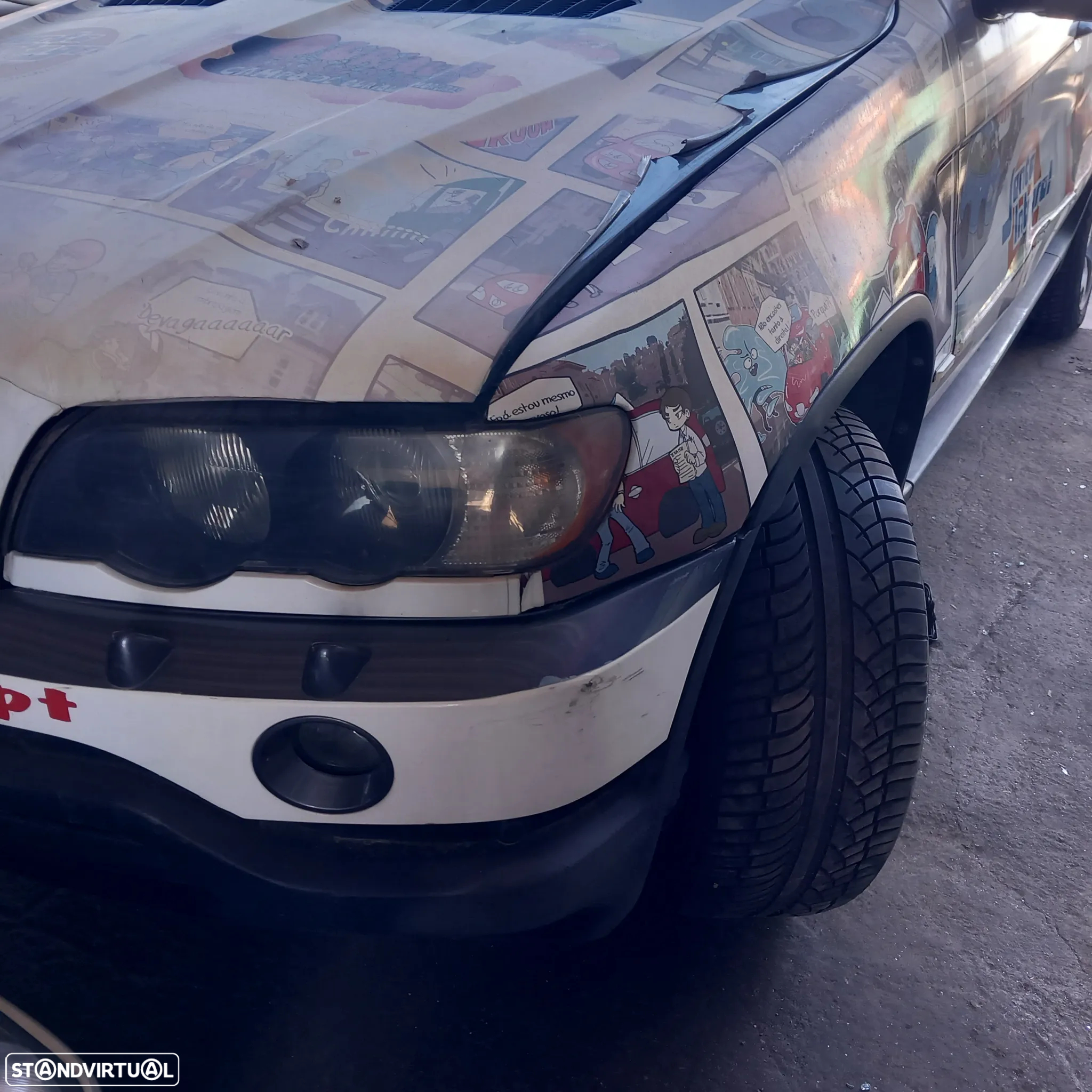 Frente completa sem airbags bmw x5 E53 - 2
