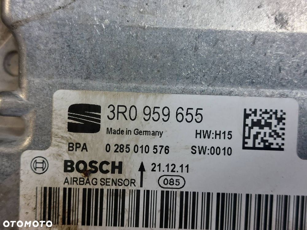 ZESTAW AIRBAG KOKPIT DESKA MODUŁ PODUSZKI PASY SEAT EXEO I 3R0880201C - 9