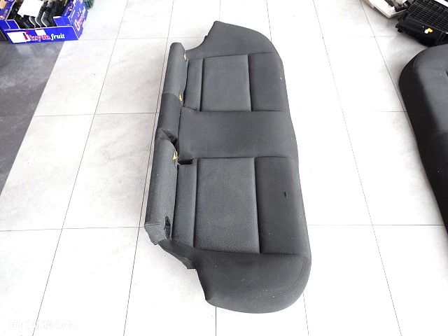BMW 3 E90 E91 Siedzisko Tylnej Kanapy do Rozkładanego Dzielonego Oparcia Europa Ładne Przedlift Czarny Materiał  Welur  7133818  52207133818  BMW 316i 318d 318i 320d 323i 325d 325i 328i 330d 330i 335i - 7