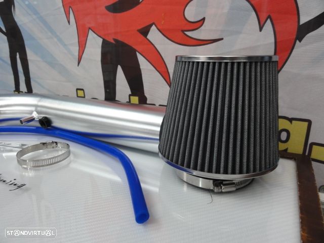 Kit admissão direta com tubo em alumínio + filtro de ar para Honda civic 92-00 (EG, EH, EJ, EK) - 6
