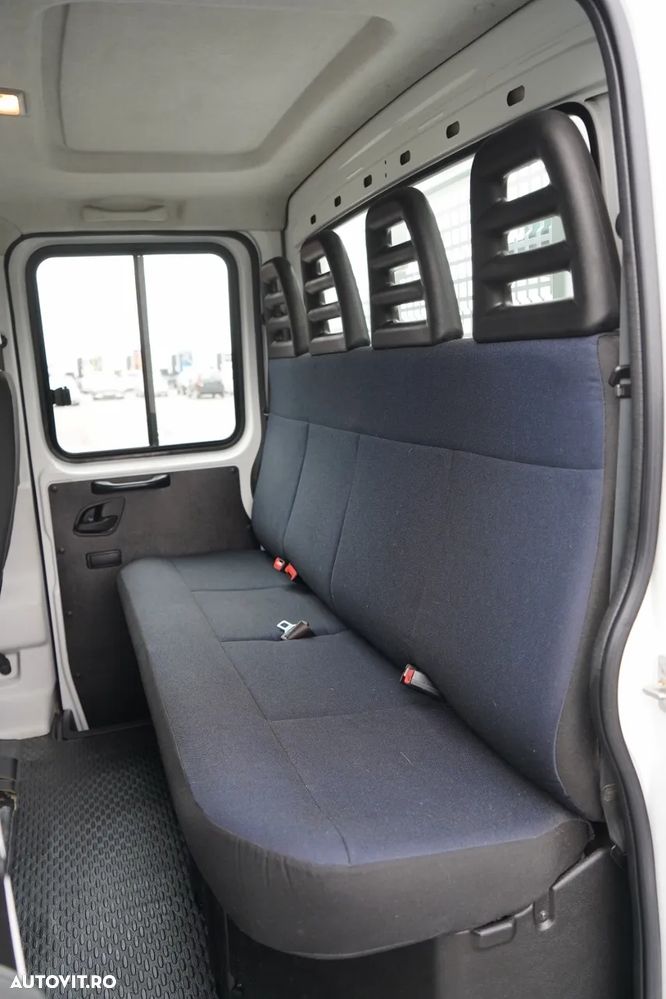 Iveco DAILY 35-140 / BASCULATOR / CU TRACȚIE MÂNĂ / DOUĂ TRACȚII / MANUAL / 6 LOCURI / - 33