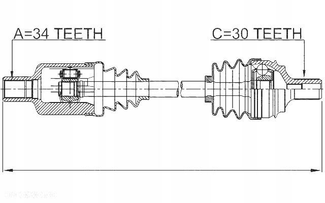 PÓŁOŚ LEWA MERCEDES S KLASA 320 350 450 500 CDI 4-Matic 4X4 NOWA - 2