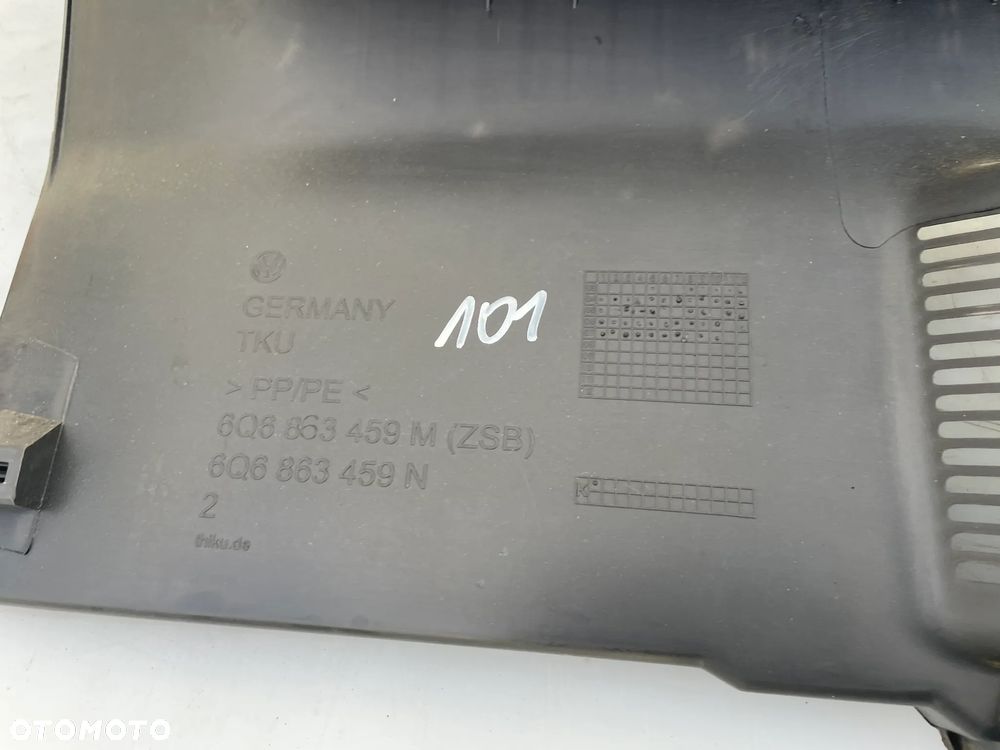 osłona progu bagażnika vw Polo 9N LIFT 3D 6Q6863459N - 7