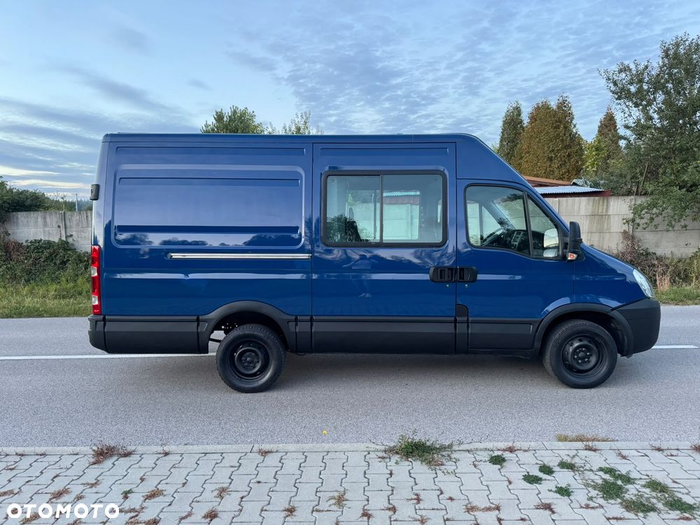 Iveco DAILY 35S14 Klima Elektryka Tempomat Dubel Kabina 6os. Brygadówka Serwis - 16