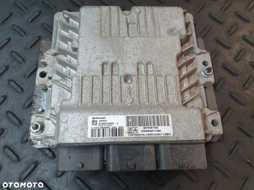 KOMPUTER STEROWNIK SILNIKA PEUGEOT 3008 1.6 E-HDI 9676587780 9666571380 - 1
