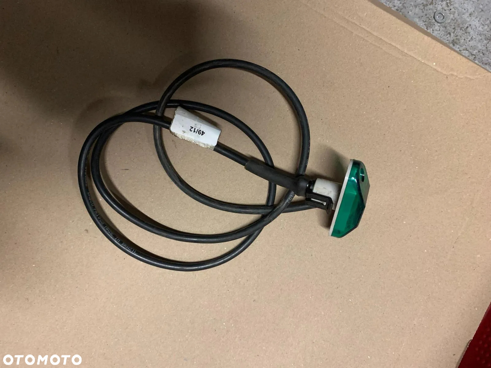 Lampka obrysowa samochodu ciężarowego zielona 10 M 24V Wabco 4499000100 - 4