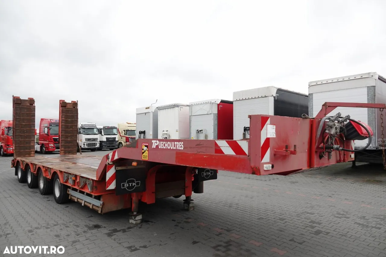 Kaiser REMORCĂ CU ÎNCĂRCARE MICĂ KAISER / GVW:  72.000 KG! / 4 AXI / AXIE DIRECTION / IMPORTAT - 9