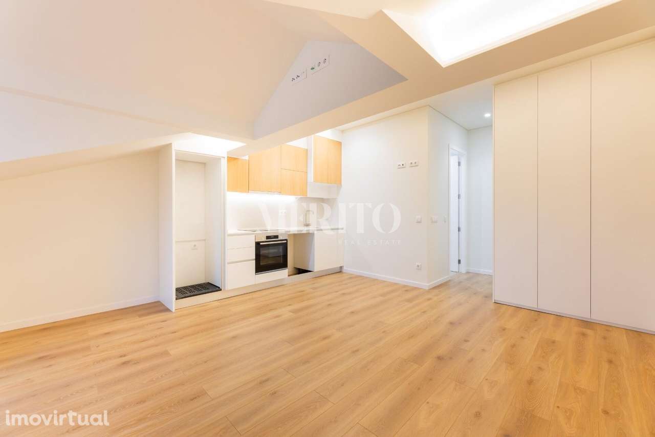 Apartamento T0  em prédio renovado na zona histórica de Braga - Grande imagem: 5/9