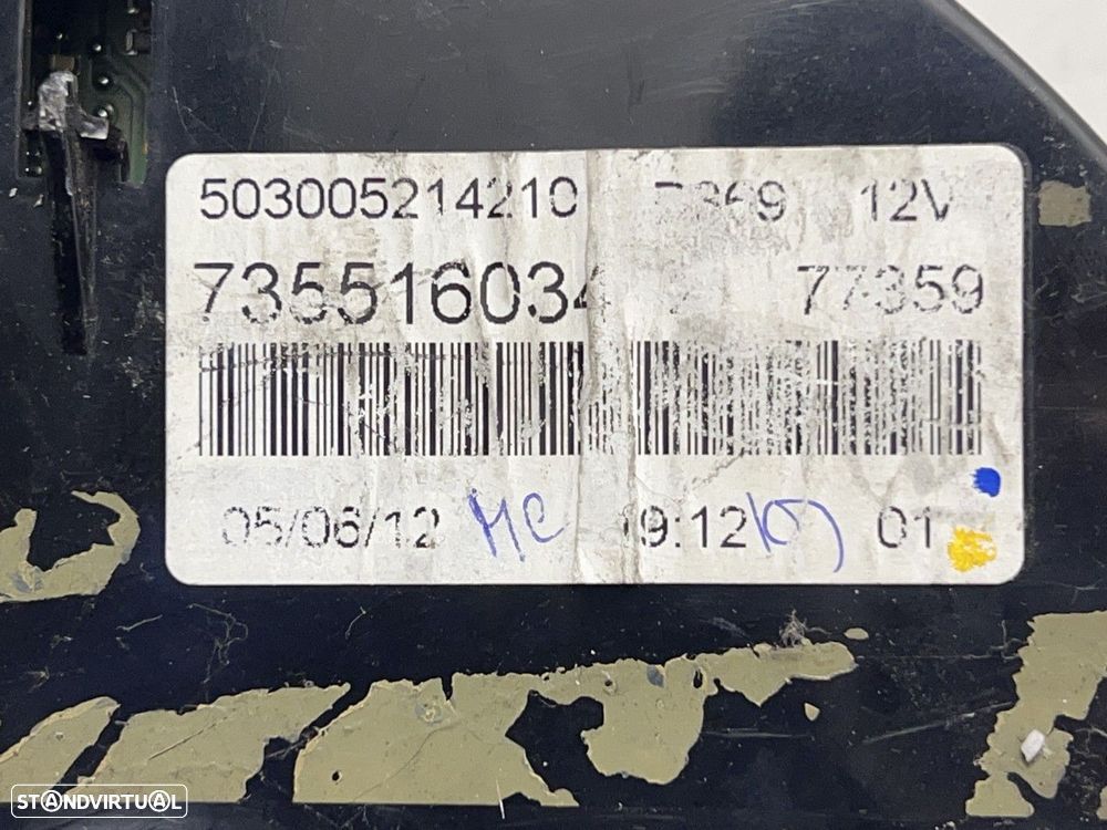 Painel de instrumentos FIAT 500 (312) 10.07 REF. 735516034 - 4