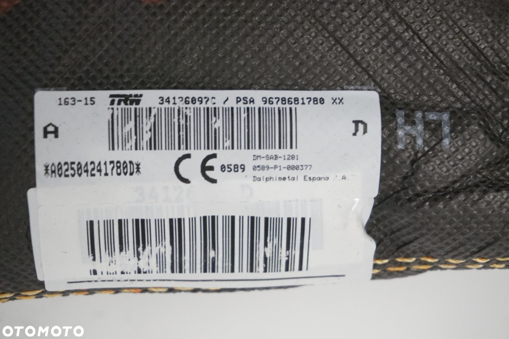 PODUSZKA FOTELA LEWA CITROEN C4 PICASSO II - 2