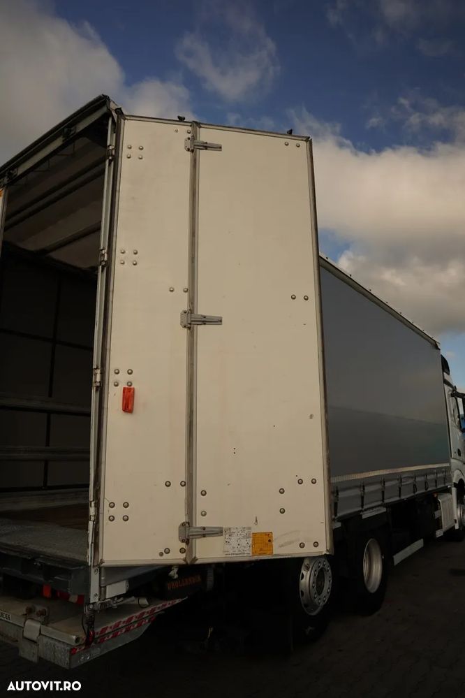 Mercedes-Benz ACTROS 2551 / 6X2 CORTINĂ / RIDICATIVĂ / PUNTE RIDICATIVĂ / DIRECȚIE / PODEA REZISTENTĂ - 14