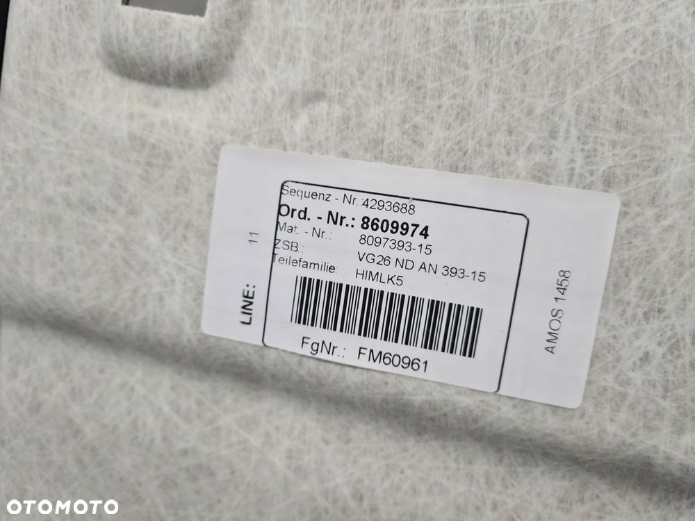 BMW 4 G26 PODSUFITKA M-PAKIET CZARNA KOMPLET - 8