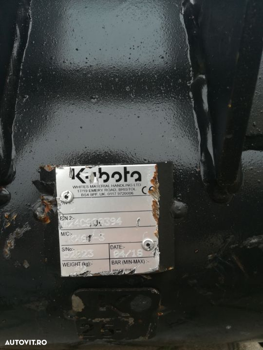 Cupa miniexcavavator Kubota KX61-3 - 2