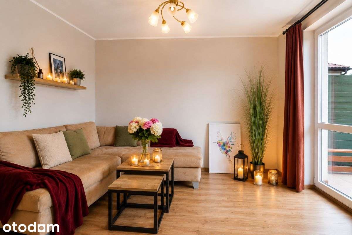 2 pokoje | Pruszcz Gdański | Taras 50 m² | 43,8 m²