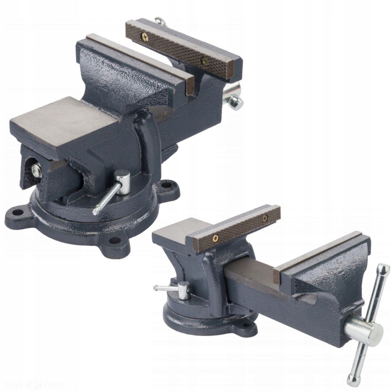 SOLIDNE ŻELIWNE STALOWE IMADŁO ŚLUSARSKIE 150 MM OBROTOWE Z KOWADŁEM 360 - 9
