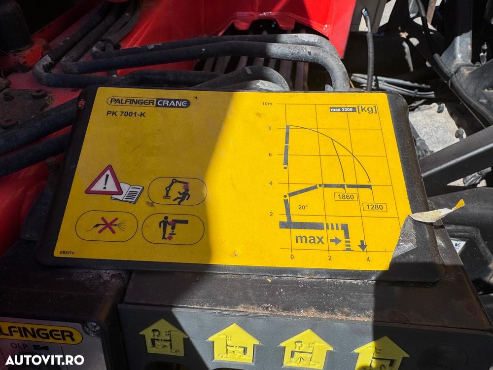 MAN TGL TGS 18.250 basculabil cu macara 18 tone - 11