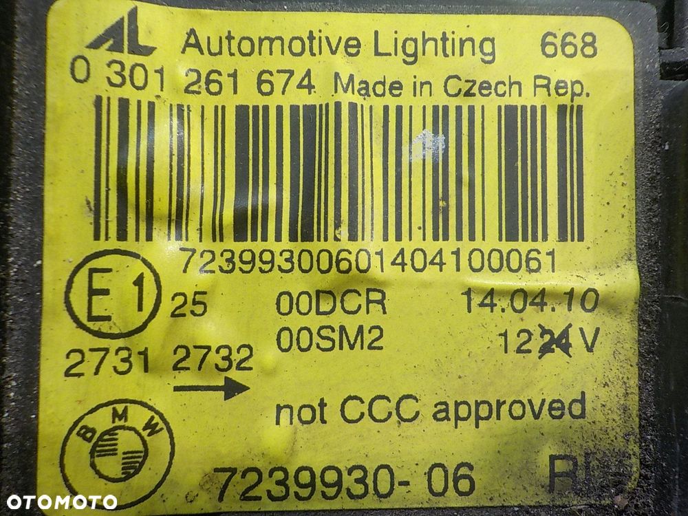 BMW E92 LIFT 2.0D AUT 10r 2D XENON lampa prawa przod - 6