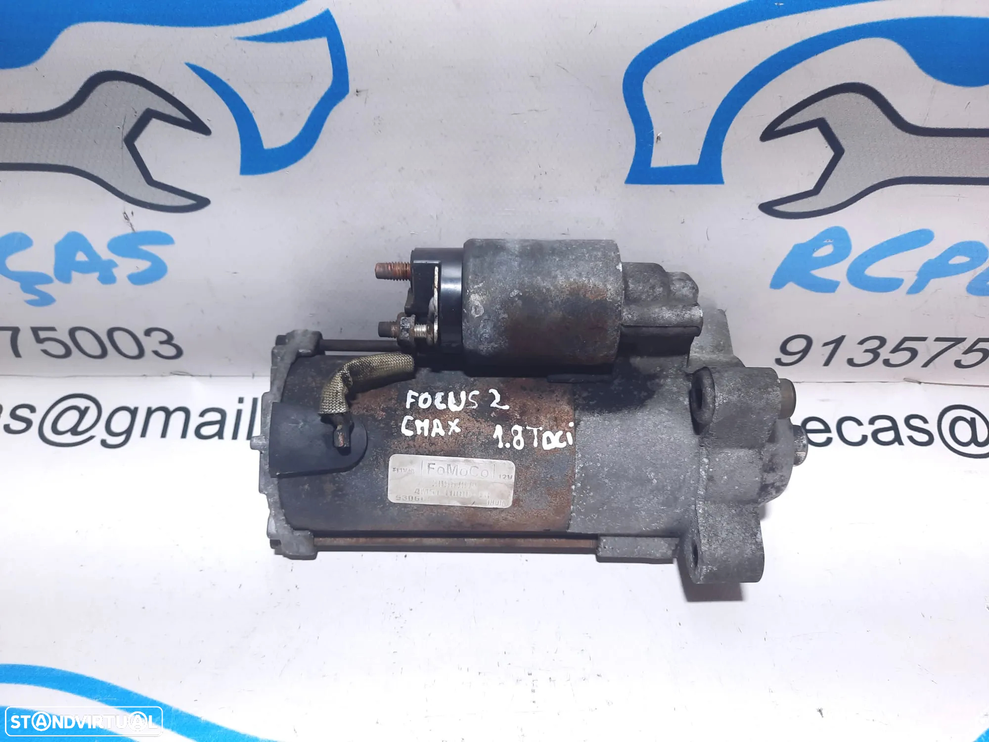 MOTOR DE ARRANQUE FORD FOCUS 2 II MK2 C MAX C-MAX 1.8 TDCI 8V 115CV KKDA 4M5T11000KB 0001109204 - 2